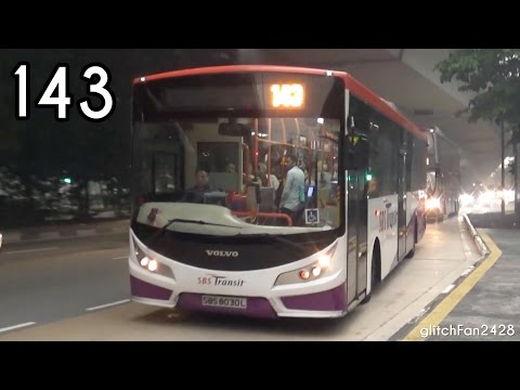 [SBST] SBS8030L on Service 143 - Volvo B7RLE MKII Soon Chow Demonstrator