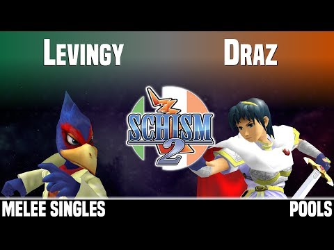 Schism 2 - Levingy (Falco) vs Draz (Marth) - MELEE SINGLES - POOLS