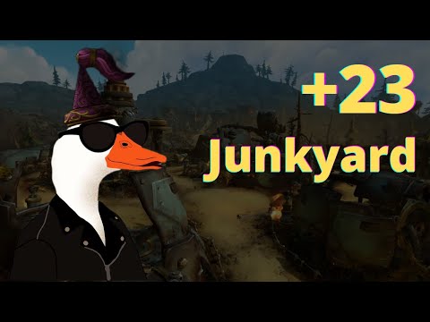 M+ Mechagon Junkyard +23 | Discipline priest POV | Night fae | WoW Dragonflight pre patch