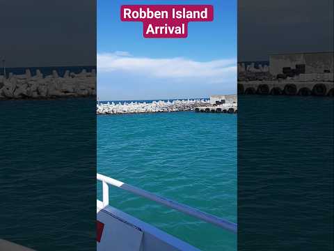 First Look at #Robben Island from the Water #southafrica