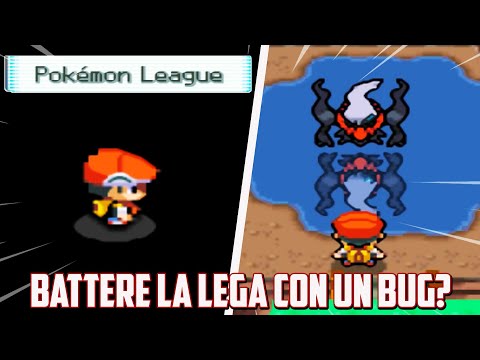 È POSSIBILE BATTERE la LEGA POKEMON con un  GLITCH in POKEMON DIAMANTE e PERLA?!