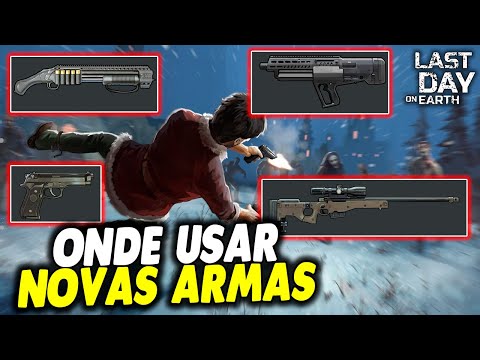 ONDE E COMO USAR AS NOVAS ARMAS - Last Day On Earth