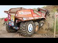 Massive 8x8 Truck Bends Itself to Climb a Giant Hill !