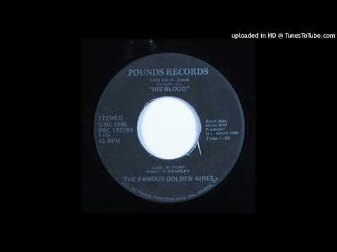Rare Gospel 45 The Famous Golden Aires - His Blood
