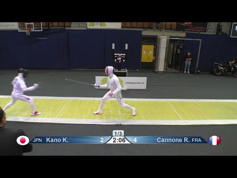 Epee Fencing - Got toes!? | Kano K vs Cannone R