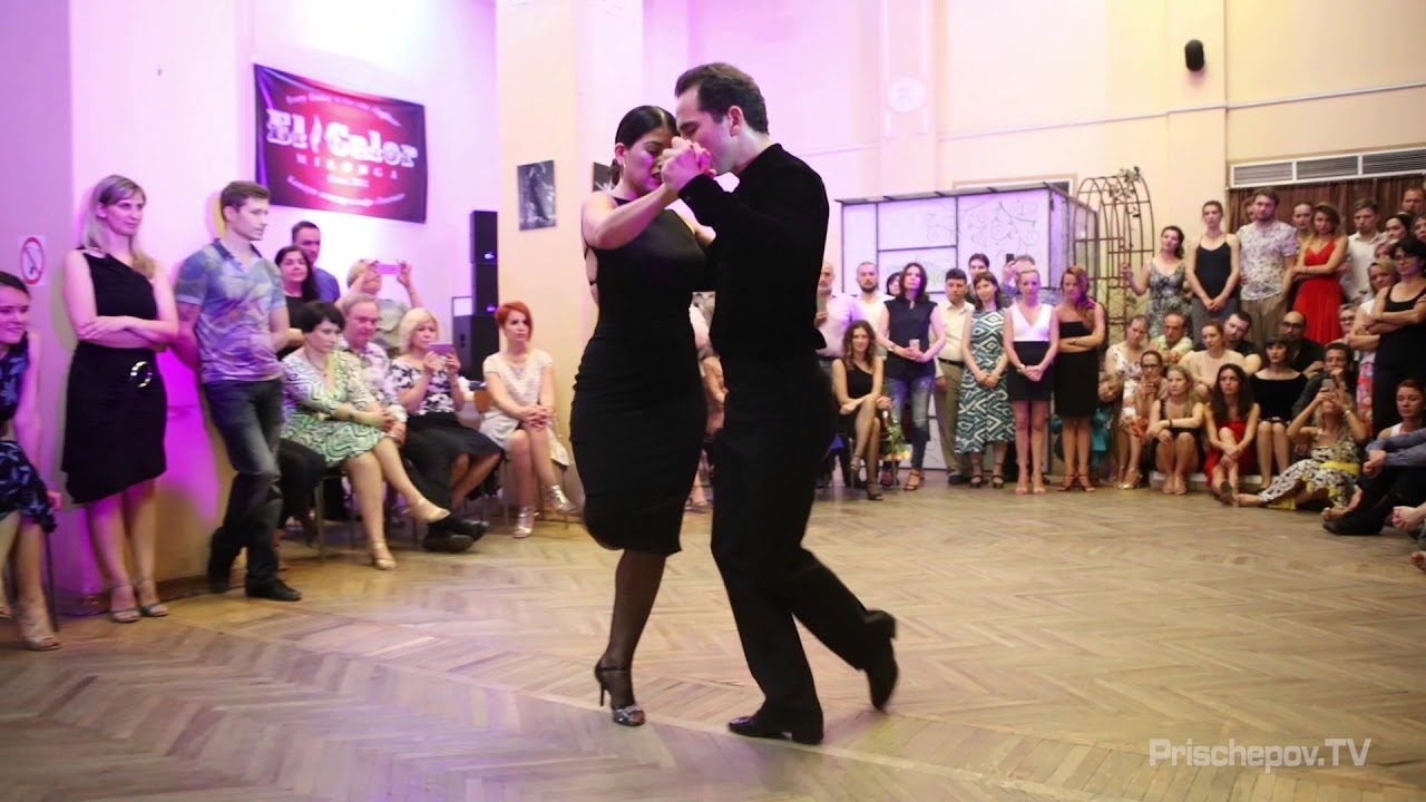 Geraldine Rojas & Ezequiel Paludi, 2-4, Moscow, Russia, in milonga "El Calor" 14.07.2017