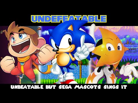 UNDEFEATABLE|| Unbeatable but Sega Mascots sing it (Sonic, Ristar and Alex Kidd)