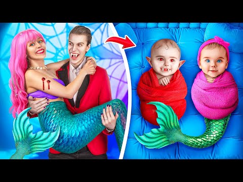 Poor Pregnant Mermaid In a Rich Vampire Family! How To Become a Vampire