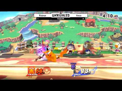 Unrivaled 2 WiiU - Rideae (Pikachu) vs Xmas (Shulk) - Winners R2