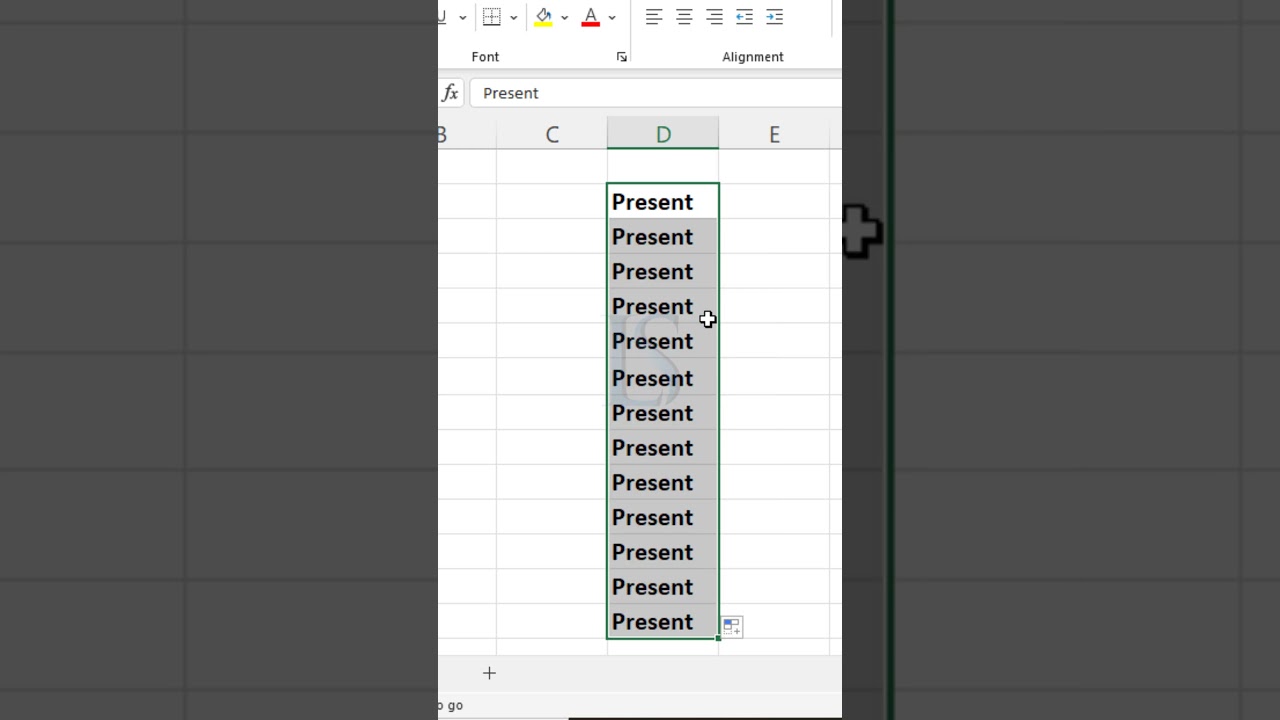 What Does Ctrl+D Do? Fill Down Cells in Excel
