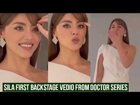Sila Turkoglu first Backstage Vedio from Doctor Series !Halil Ibrahim Ceyhan Reaction
