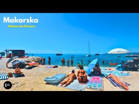 Breathtaking Makarska Croatia 🇭🇷 Makarska Riviera Beach Walk July 2025