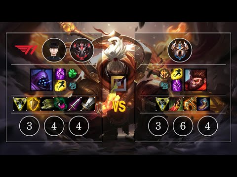 T1 Roach Jax vs Wukong Top - KR Patch 10.13