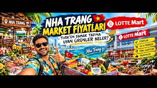Vietnam Nha Trang Market fiyatları LotteMART Et Balık Makarna tatlı