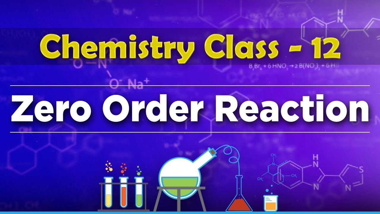 Zero Order Reaction - Chemical Kinetics - Chemistry Class 12
