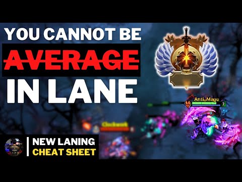 How an Archon Carry can lane like Immortal - Simple Laning Cheat Sheet