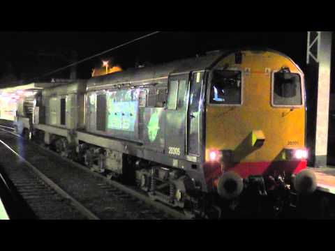 20305/20303 6K73 Sellafield - Crewe flask(s) at Carnforth 5th December 2012