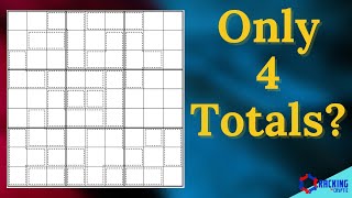 A Sudoku With Only 4 Totals?!