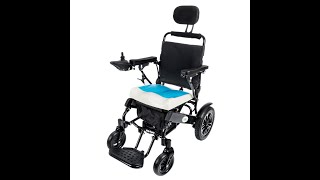 Creative CR-6012 Lux Lityum Pilli (Akülü) Tekerlekli Sandalye (Baş Destekli, Manuel Sırt Destekli)