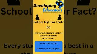 Lecture Best For All - School Myth or Fact? 60 #mystery