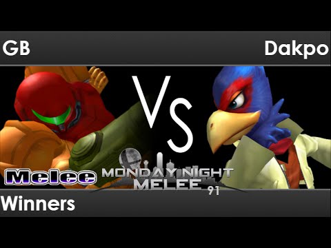 MNM 91 - GG | GB (Samus) vs FX | Dakpo (Falco) Winners - Melee