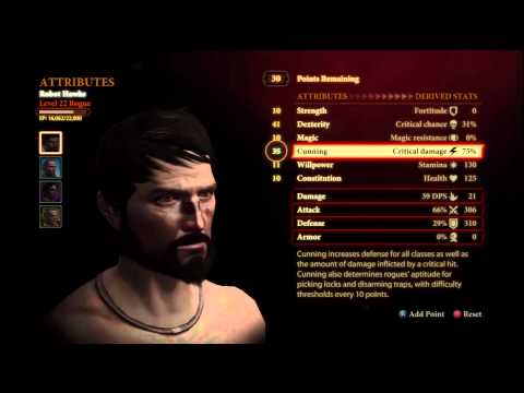 Dragon Age 2: Rogue Build - Cruise Control Archer