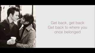 Glee - Get Back (Lyrics)