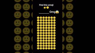 find this emoji #emoji #emojichallenge #funny #gaming  #puzzle  #shorts