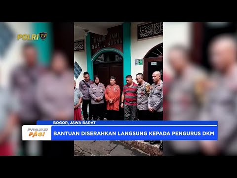 POLRES BOGOR KOTA SALURKAN BANTUAN MATERIAL RENOVASI MASJID