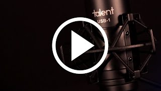 Video thumbnail for Talent USB-1 and Be-A-Star Mini Portable Home Recording Studio by Parts Express