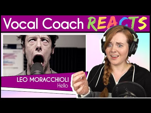 Vocal Coach reacts to Adele - Hello (metal cover by Leo Moracchioli)