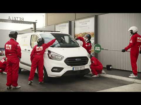 Maxat depåstopp i Gislaved