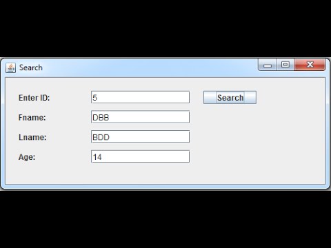 JAVA - How To Search Values From MySQL Database And Set It Into JTextfield In Java NetBeans | + Code Video