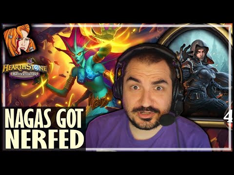 NERFED NAGAS STILL GOOD?? - Hearthstone Battlegrounds