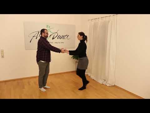 Discofox: 3 Varianten aus Körbchen(-karussell): Spin/Roll out/in - Demonstration & Kurzerklärung