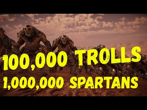 1 million Spartans vs 100,000 trolls UEBS 2 - Ultimate Epic Battle Simulator 2