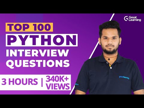 Top 100 Python Interview Questions Python Programming Crack Python Interview Great Learning