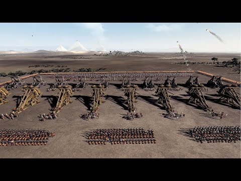 3,000 ROMANS VS 10,000 EGYPTIANS - CINEMATIC BATTLE - Total War ROME 2