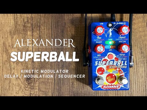 Alexander Pedals Superball Kinetic Modulator 2020 - Blue image 6