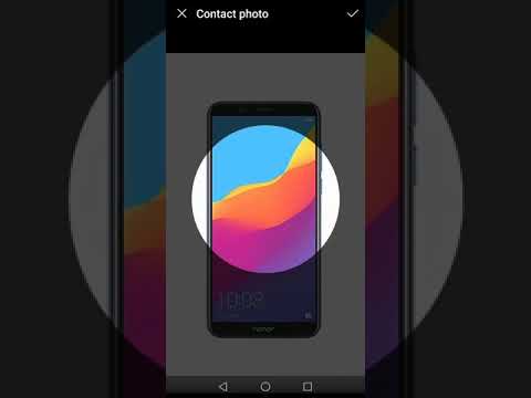 Honor 7X Contact Photo Setting