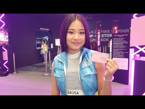 Double S Mini เต้นโชว์งาน  Blackpink In Your Area pop-up stroe In Bangkok [FANCAM LISA]#Doublesmini