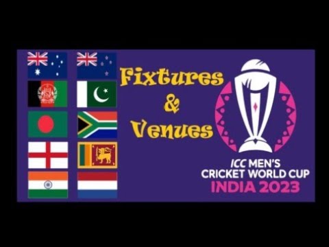 ICC ODI Men's CWC 2023 | India (Bharat) 🇮🇳 | Fixtures and Venues | All Matches
