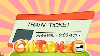 Rat A Tat Train Journey &amp; Crazy Animal Passengers Funny Animated Cartoon Shows For Kids Chotoonz TV