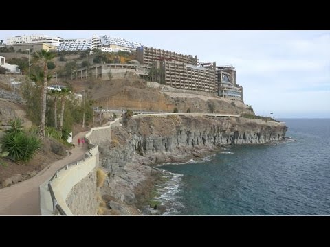 Gran Canaria 2017 -  The beautiful seafront from Puerto Rico to Amadores beach - 2017.03.05 - 4k