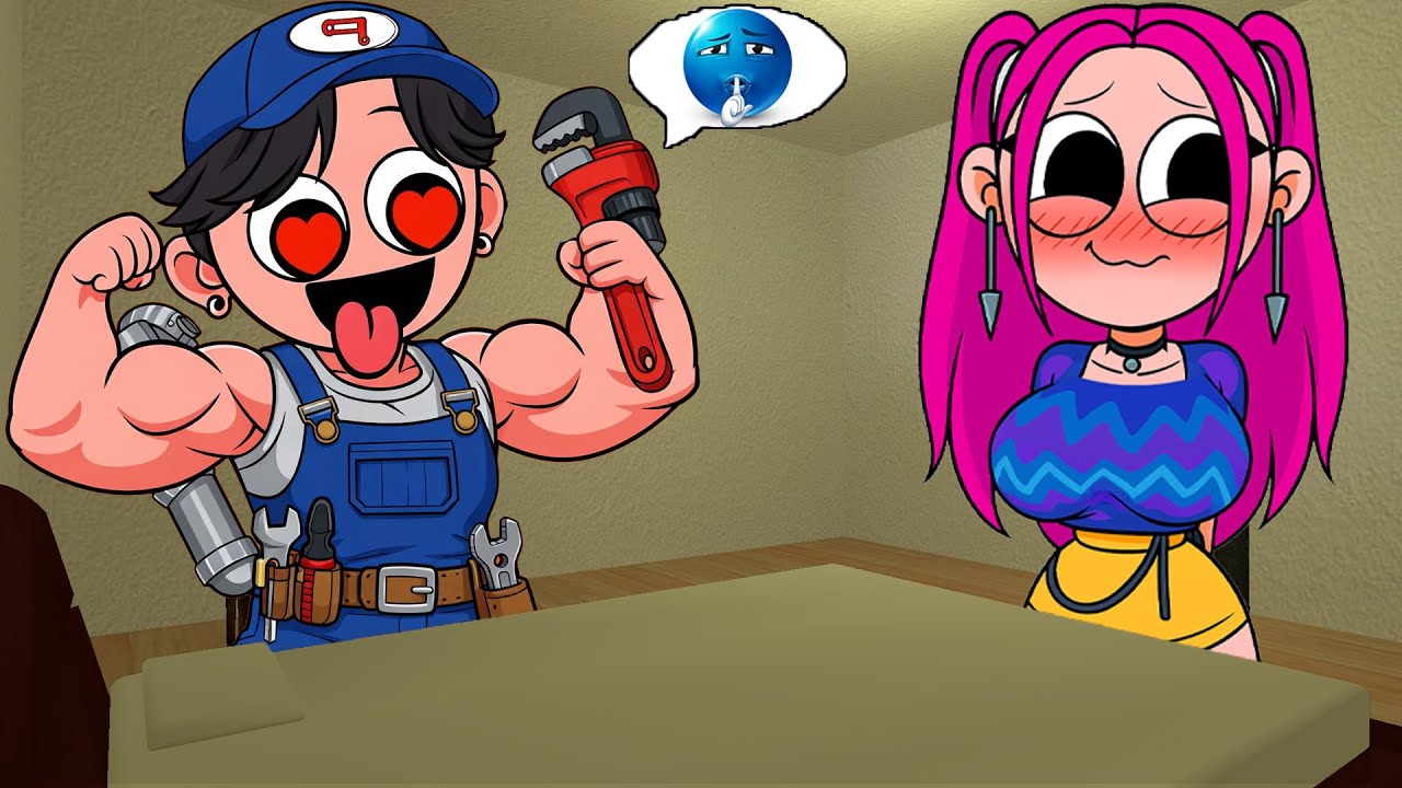 Plumber Jinu came to fix Mira’s pipe🤭 | Jinu X Jevin | KPop Demon Hunters X Sprunki in Gmod