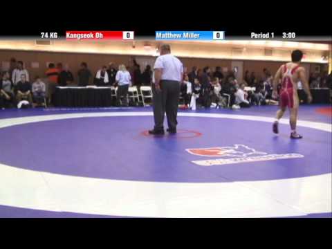 GR 74 KG - Kangseok Oh (Korea) vs Matthew Miller (Montreal West)