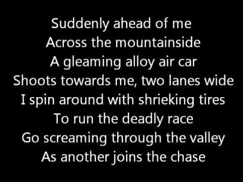 Rush-Red Barchetta (Lyrics)