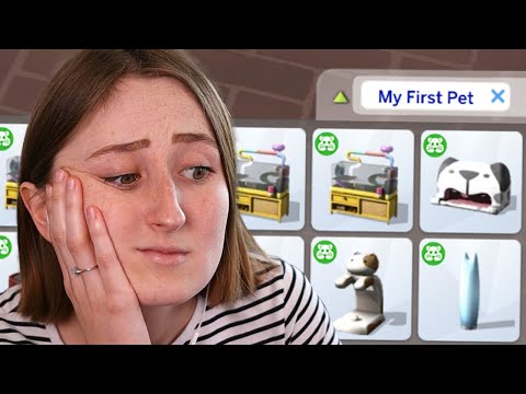 I tried building a Sims house with ONLY My First Pet Stuff...