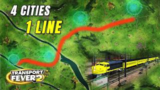 I Finally Connected 4 Cities With Passenger Trains | Transport Fever 2 EP 18