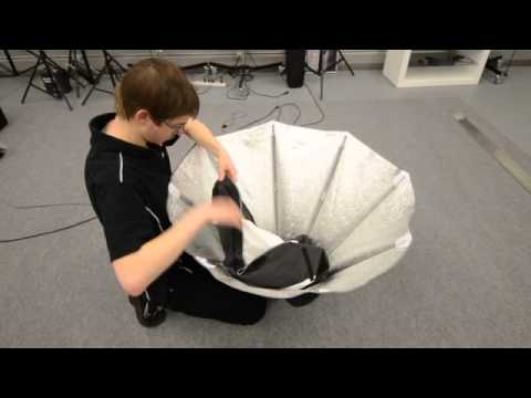 How to set up the elinchrom hooded deep octa